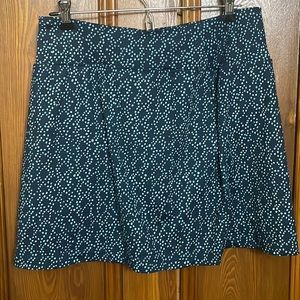 Title Nine skirt, dark and light teal, size medium